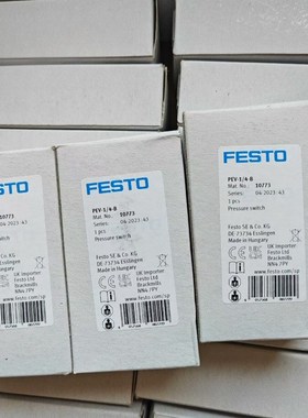 FESTO费斯托压力开关VPEV-1/8 150261/VPEV-1/8-M12 192489