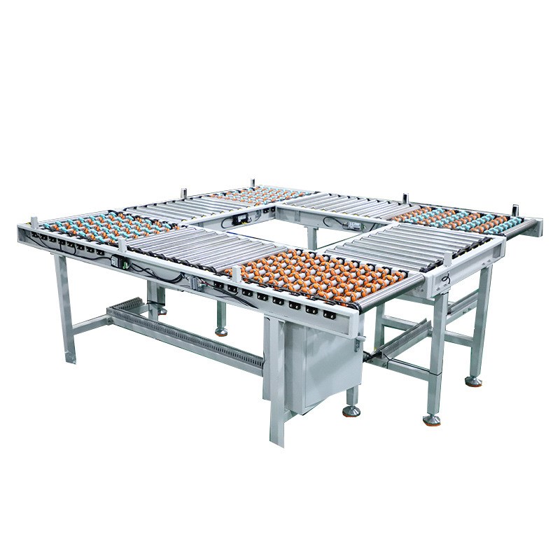 麦克纳姆轮输送线供应分拣机全向轮移栽机物流智能分拣机