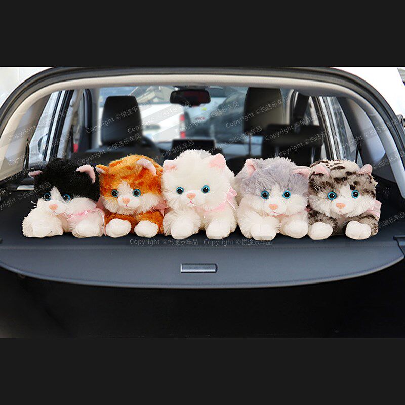 可爱汽车用活性竹炭包卡通公仔猫咪车载摆件女新车内除甲醛祛异味