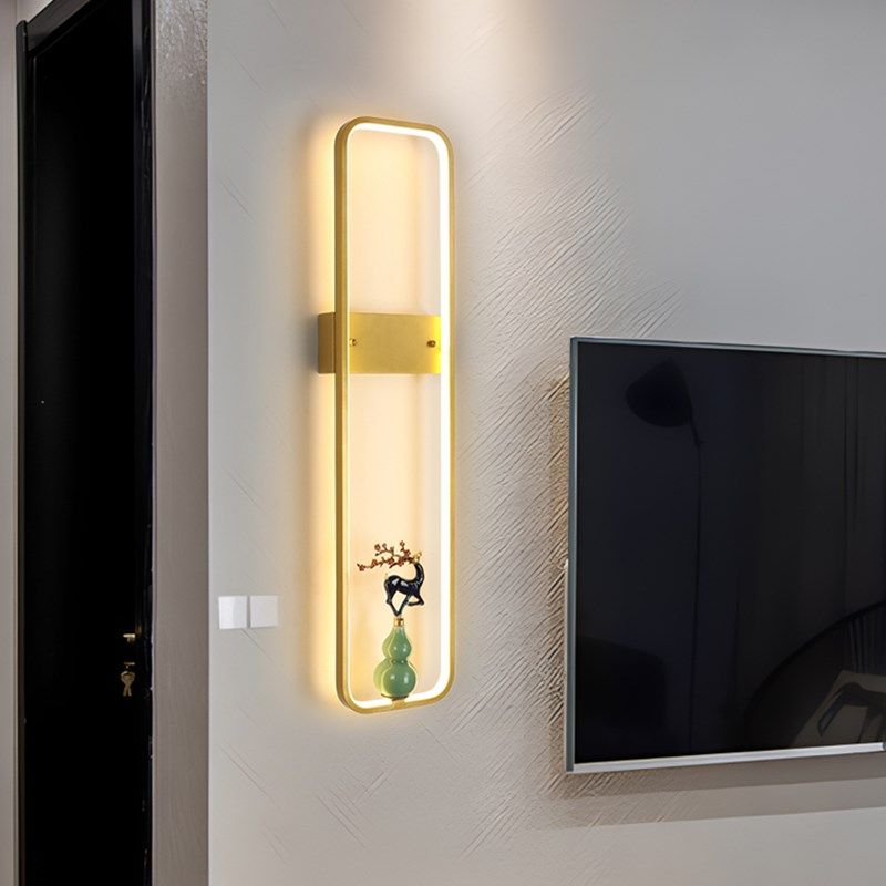 客厅电视背景墙壁灯现代轻奢酒店餐厅茶楼走廊网红创意卧室床头灯