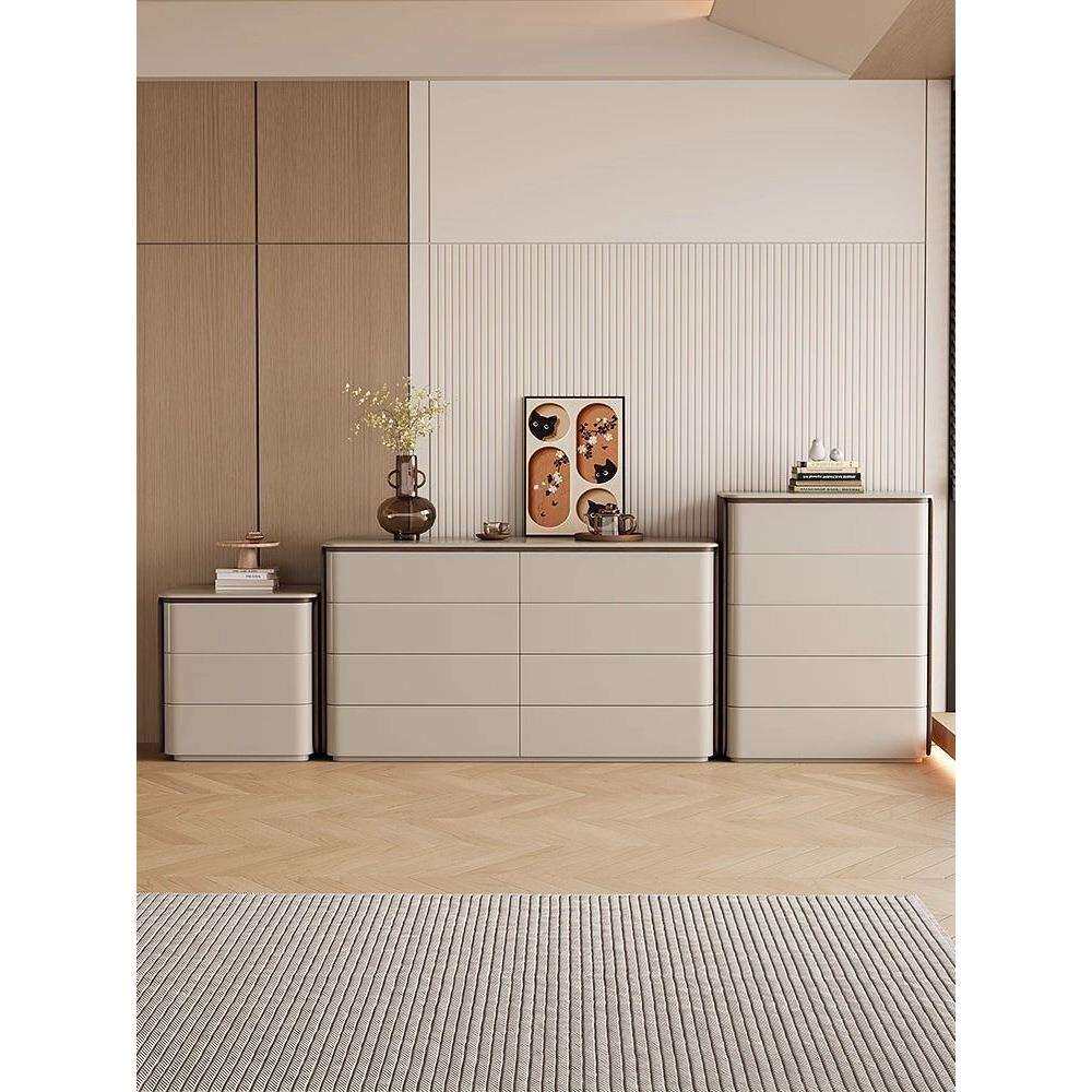 家用斗柜储物柜卧室实木八斗柜客厅储物柜床尾置物柜抽屉收纳立柜