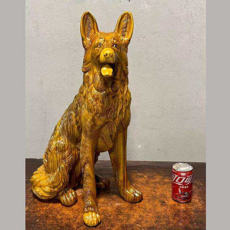 老香樟木雕旺财生肖狗摆件整料雕刻招财狗家居客厅装饰工艺品摆设