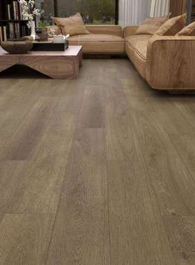 现货6.5mm木纹加厚防水耐磨无缝spc锁扣地板卡扣式免胶石塑地板