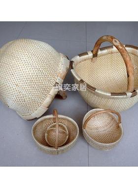 ZW柳编收纳筐馒头筐水5果干箢F7TS9TJT糖果婚嫁娶子柳条藤编鸡结