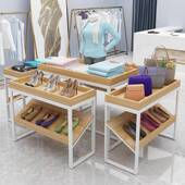 红酒服装 店品水果头流水台 台中岛柜商礼938堆场超市货架展示架鞋