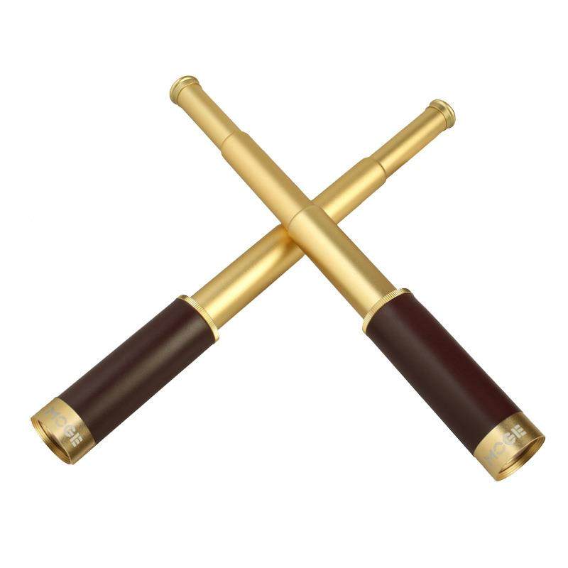 厂家直销25x30海盗复古单筒望远镜金属伸缩式可拉伸户外望远镜