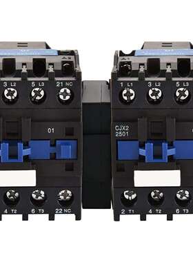 Baomain交流接触器带联锁CJX2-2501220VAC40A6KV50/60Hz6