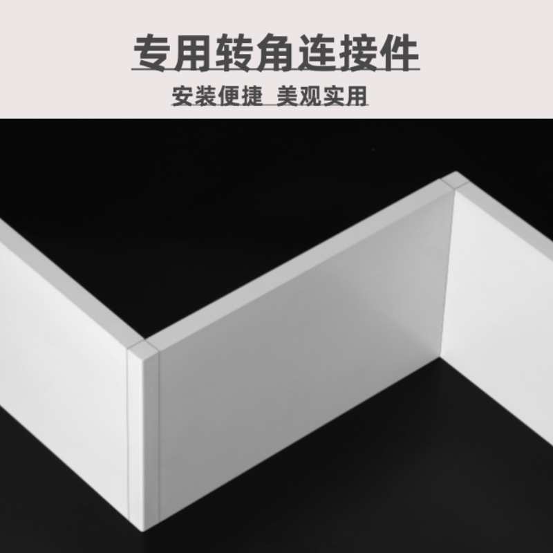 加宽窗帘盒窗帘箱遮光遮丑直板顶装防新品加高铝合金窗帘装饰挡板