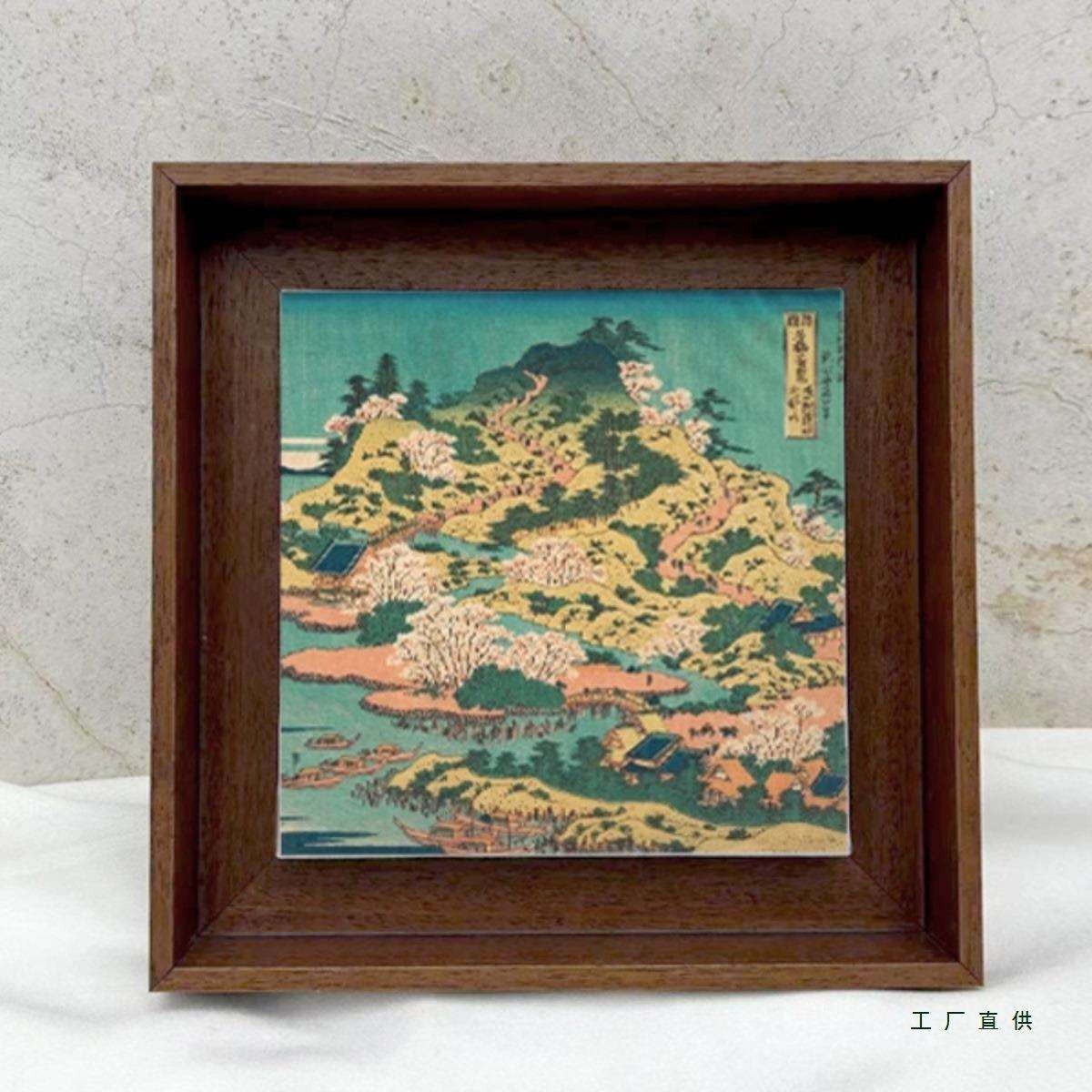 实木油画框双层外框L型悬浮丙烯画框订制定做装裱简约数字油画