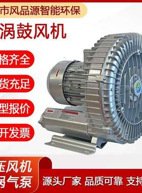 漩涡风机吸料送料2HB710H374KW工业自动吸废料机高压鼓风机气泵
