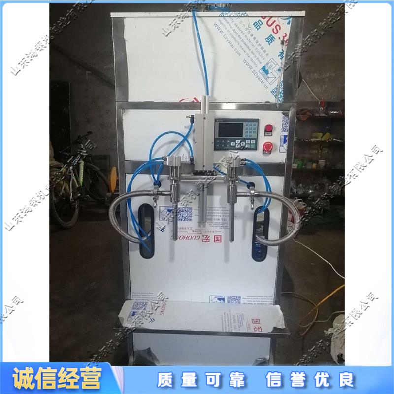 蜂蜜膏体压力罐装设备 恒流计时灌装器 双头气动自流体灌装设备