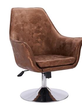 HFC-332半圆形花瓣休闲椅洽谈客厅单人沙发可定颜色布艺