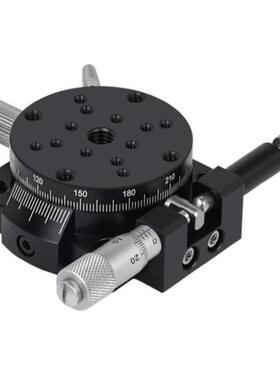 360度精密旋转滑台ELF01-38/60/85/110回转手动位移台