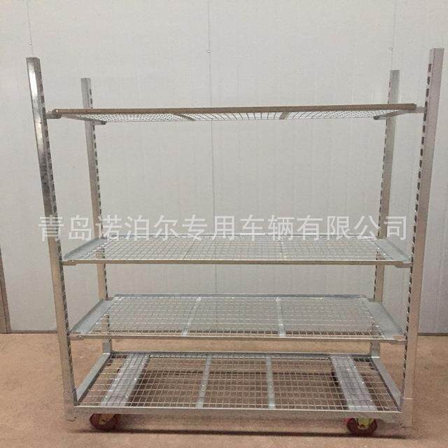 水培植物育苗车育苗周转车可移动育苗架可调式花卉台车
