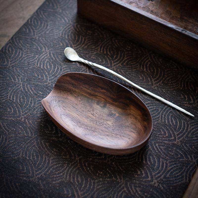 黑胡桃手工茶则茶拨二件套高档实木茶荷茶勺茶拨六君子茶道配件,纺织面料/辅料/配套,纺织机械配件,淘宝优惠券,粉丝福利购,淘宝优惠卷