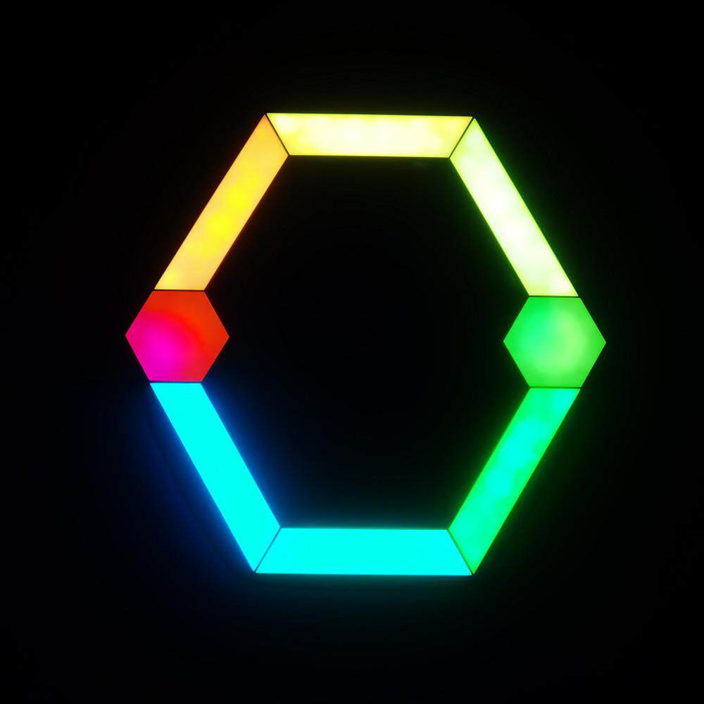 室内壁灯RGB声控节奏灯网红炫彩音乐氛围灯创意led频谱拾音灯