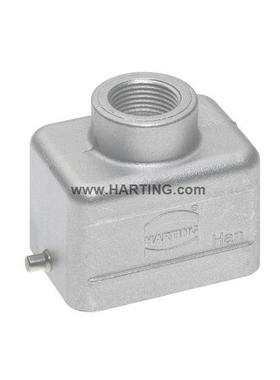 Harting浩亭19628061440Han6EMC/B-HTE-M20(HT)上壳顶出1xM20