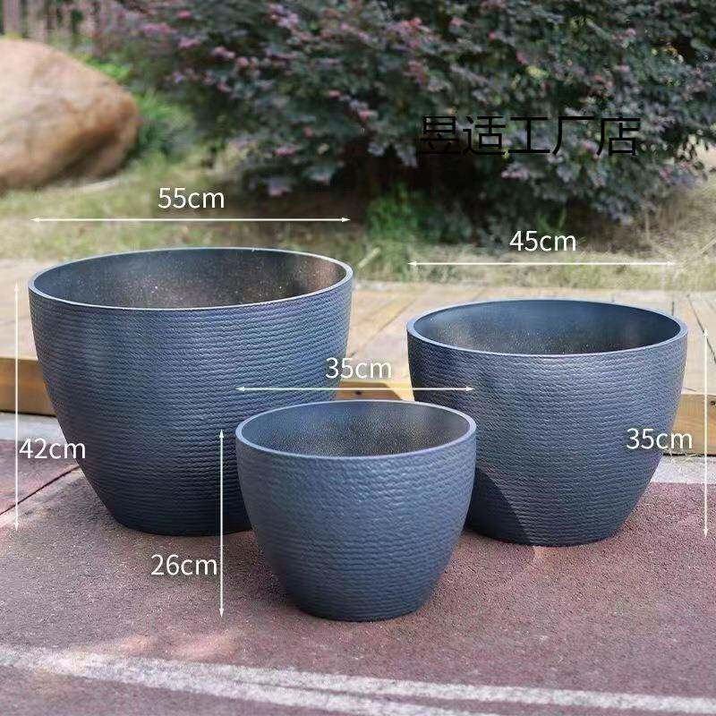 漆扇缸花盆款工具染缸缸遗漆漂漆塑料扇盆水缸非颜料水缸无孔花盆