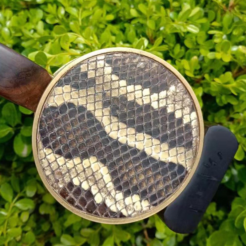 八音顺艺黑檀坠琴乐器卷筒扁杆全黑檀厂家直营全套配件山东坠子