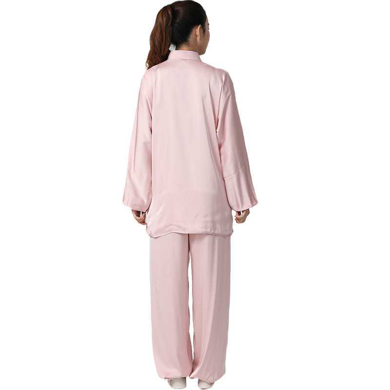2024冰丝缎款太极服春夏比赛新款宽松武术中老年练功表演出套装