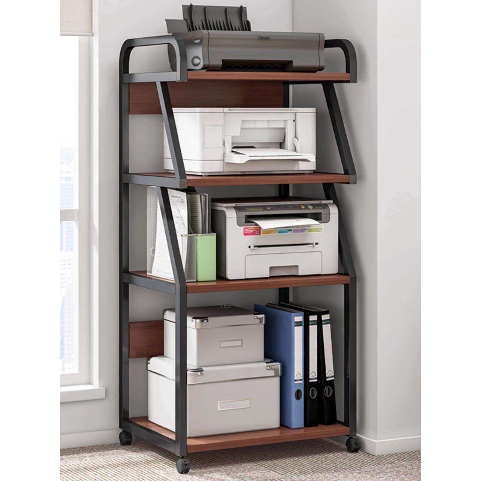 放打印机置物架落地放置柜搁物架子可移动办公室桌边电脑主机托架,电子元器件市场,其它元器件,淘宝优惠券,粉丝福利购,淘宝优惠卷