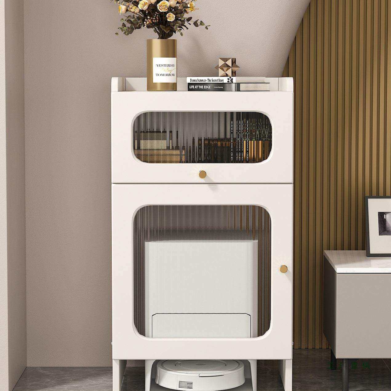 扫地机器人置物架通用型基站架云鲸收纳架石头追觅上方柜子鱼缸柜