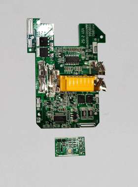 替代MAK牧田18V工具电池保护板带灯板10芯BL1820BBL1860B18650