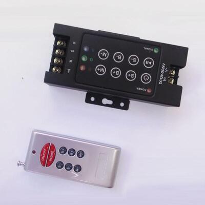 RF8键控制器厂家直销RGBT830A控制器RF无线七彩灯带控制器