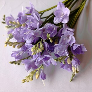 PU玉簪花仿真花小仓兰仿真花 手感过胶假花 装饰花酒店软装陈设摆