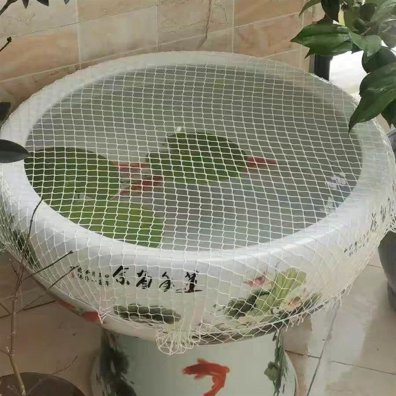 圆形防鱼跳缸网防跳网罩鱼缸盖防逃防猫抓网罩鱼网罩防落叶网工具