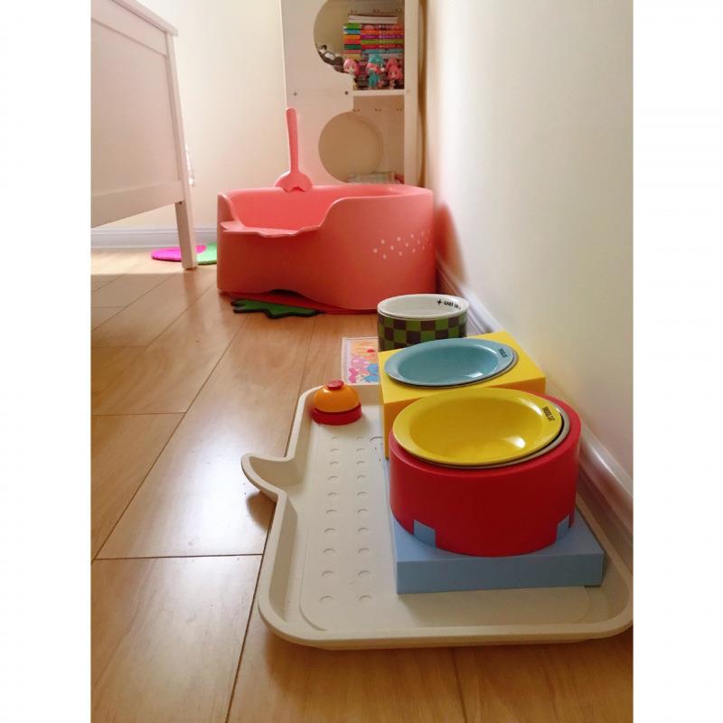 爱丽思宠物餐垫猫咪吃饭垫子防水防滑大号餐具碗垫爱丽丝猫碗餐盘