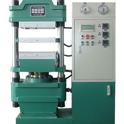 金刚石水磨片热压成型硫化机自动排气升降液压成型机