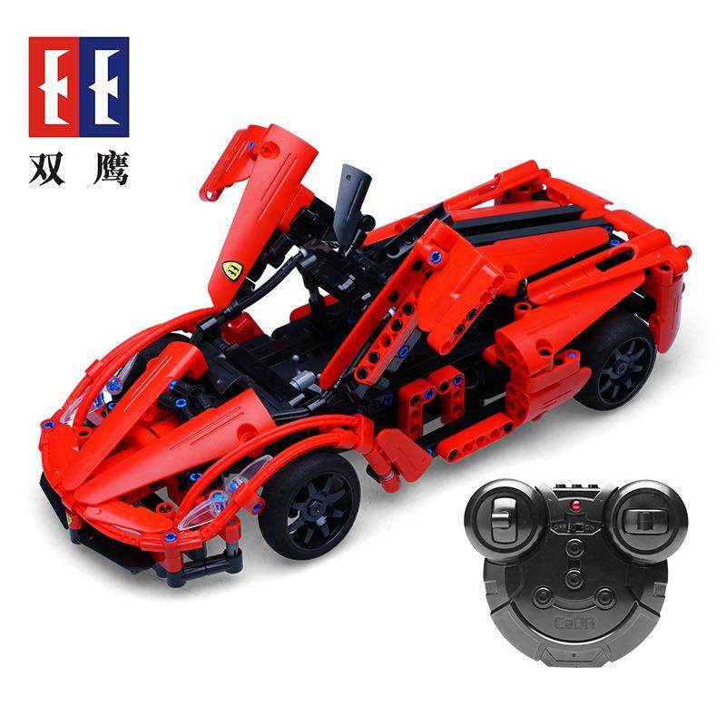 双鹰C51009红色风暴电动遥控积木跑车益智拼装儿童玩具车模型,纺织面料/辅料/配套,纺织机械配件,淘宝优惠券,粉丝福利购,淘宝优惠卷