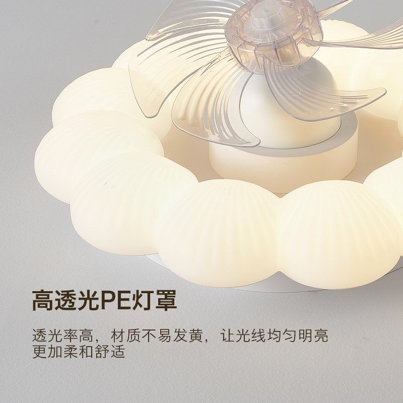 2024新款云朵风扇灯现代简约智能静音一体卧室吸顶灯奶油风餐厅灯,家装灯饰光源,风扇灯,淘宝优惠券,粉丝福利购,淘宝优惠卷