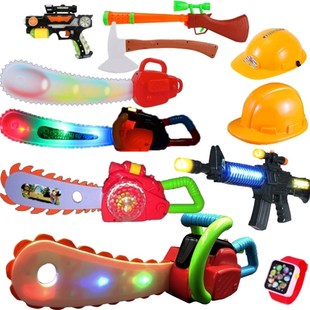 光头强电锯玩具套装砍树工具伐木装备玩具儿童男孩6-8岁熊出没