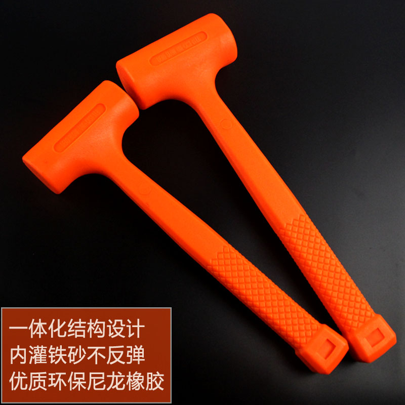DEADBLOW优质防震锤安装锤橡胶锤子无弹力塑料榔头敲地板橡皮工具