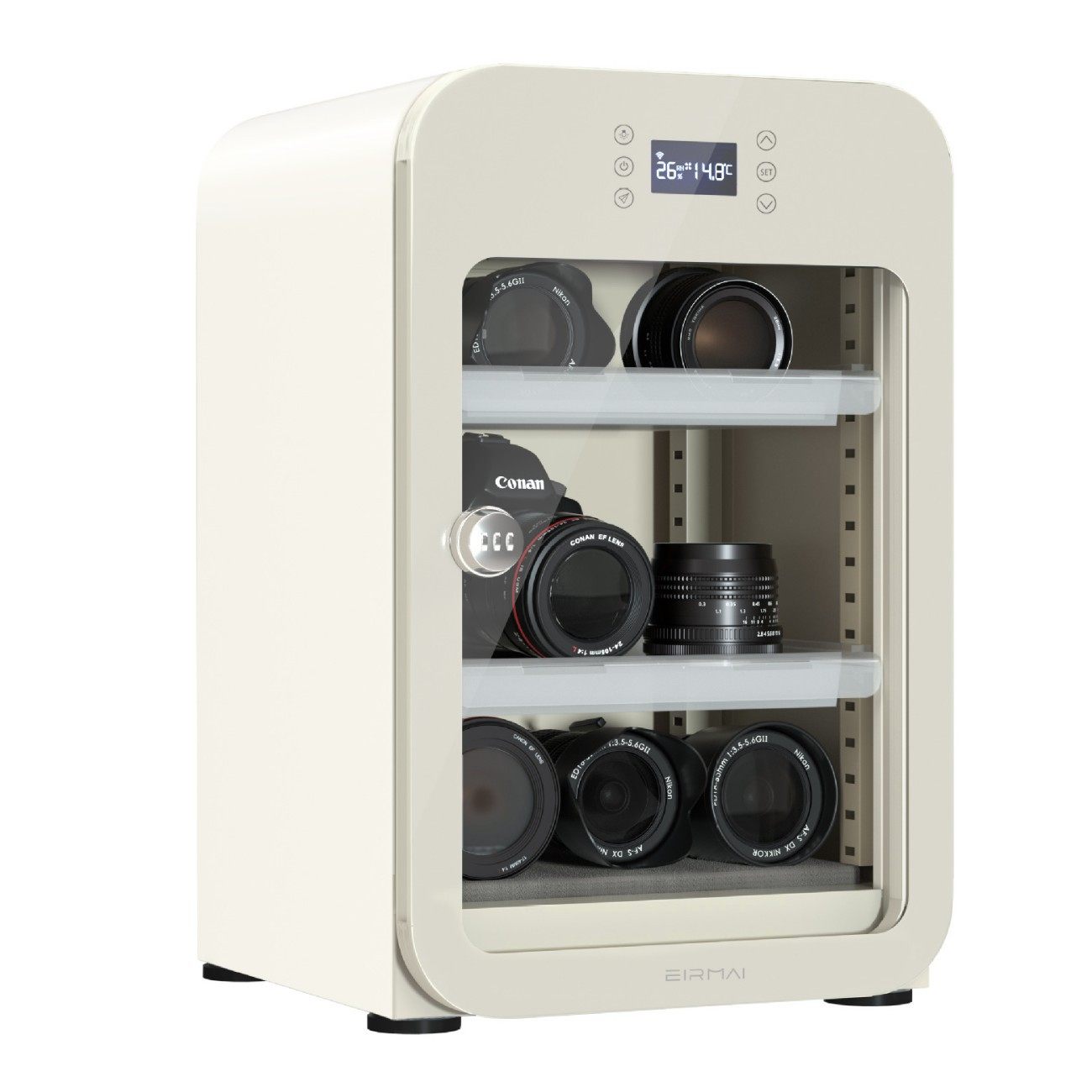 锐玛R4M 白色单反相机电子触摸屏防潮箱摄影器材除湿箱,3C数码配件,防潮箱,淘宝优惠券,粉丝福利购,淘宝优惠卷