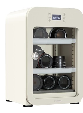 锐玛R4M 白色单反相机电子触摸屏防潮箱摄影器材除湿箱