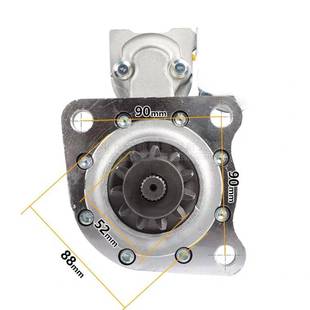 雷沃欧豹754拖拉机起动机马达适用玉柴4A起动机大11齿起动机12V