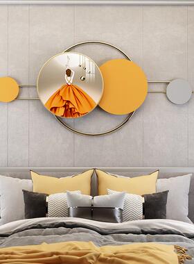 关新款金壁卧室床头挂画立体玄餐厅PCF面晶墙瓷组合装属饰画壁饰