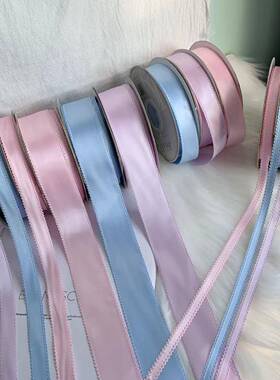 耳朵边饰双面CHX涤纶带蝴蝶结丝D带IY材料束包花装服辅料时尚织带