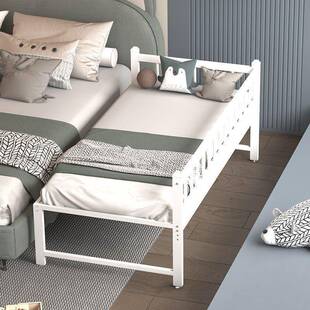 铁艺儿调节可拼接童床带护栏小床见详情婴儿加宽大床无缝衔接大人