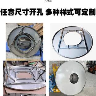 加厚锈钢圆桌面圆形大转不盘家用餐吃见详情饭桌酒店饭店农村转盘