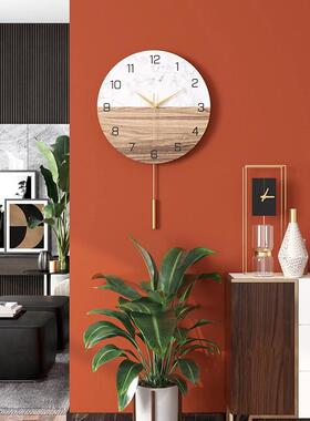 简约小清新BL3001/B挂钟轻奢卧室客厅民饰宿装钟表含钟计时音静墙