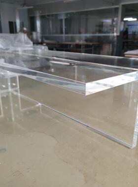 亚克力撑桌腿透明有713机璃支撑柱加厚大型桌子支十字形玻型T柱