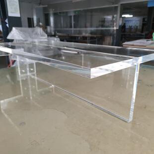 亚克力撑桌腿透明有713机璃支撑柱加厚大型桌子支十字形玻型T柱