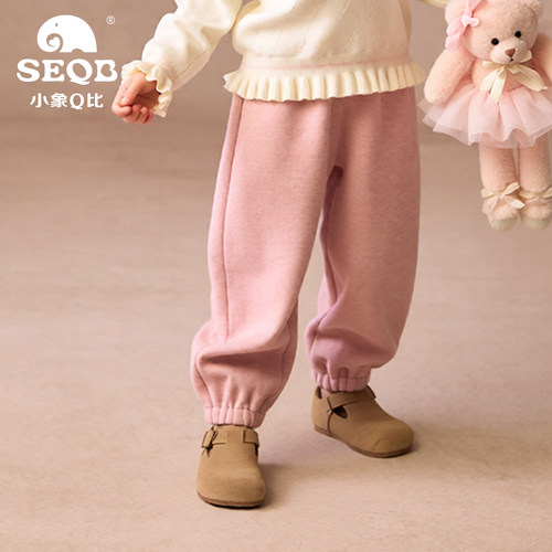 小象Q比一体绒灯笼裤冬款