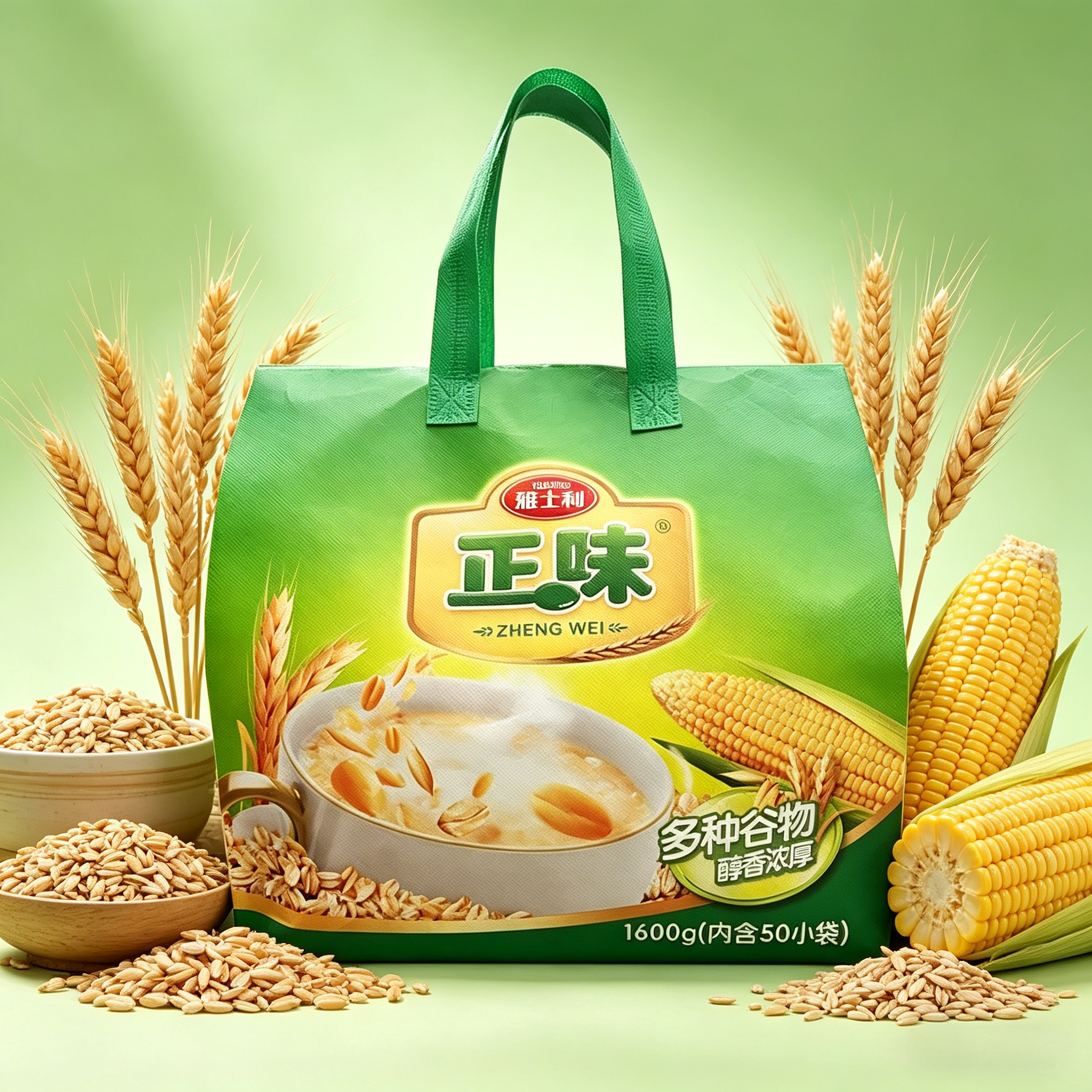 雅士利正味原味麦片礼袋装1600g