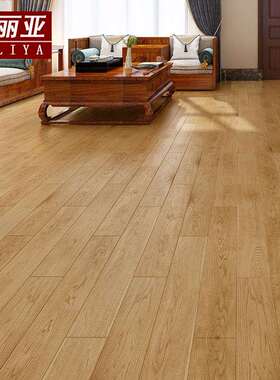 橡木锁扣地热印尼柚木18mm纯实木家用轻奢极简灰色系室内环保地板