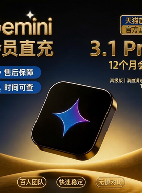 【Gemini3pro ！稳定不降智】Gemini pro3.1 3.0个人独立会员代充